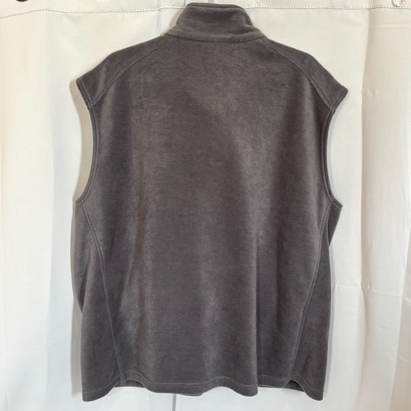 Columbia Mens Vest Jacket Size 3XL Gray Fleece Gorpcore Full Zip Outdoors 18608x - Picture 2 of 7